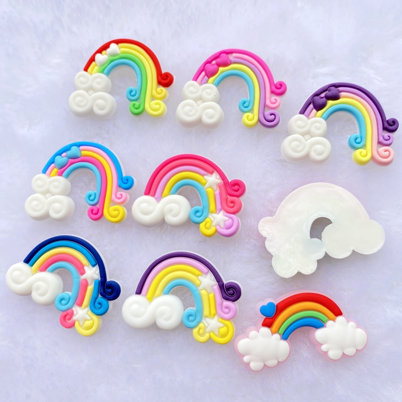 10/20 adet sevimli gökkuşağı P - Embellishment Glue Craft incelemesi ve fiyatı