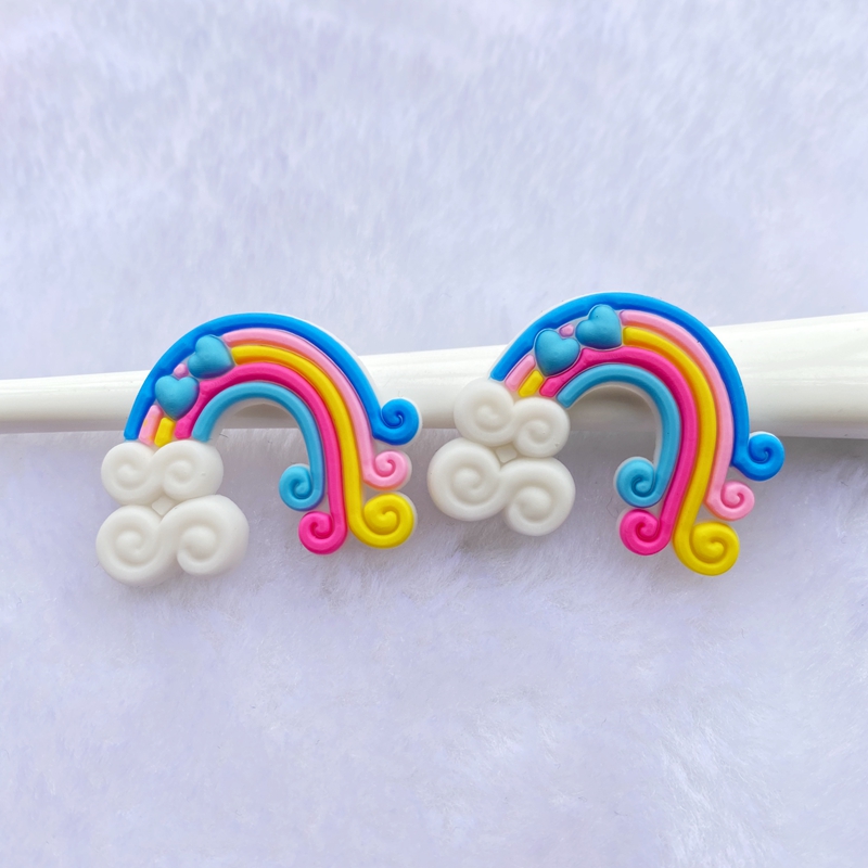 10/20 adet sevimli gökkuşağı P - Embellishment Glue Craft incelemesi ve fiyatı