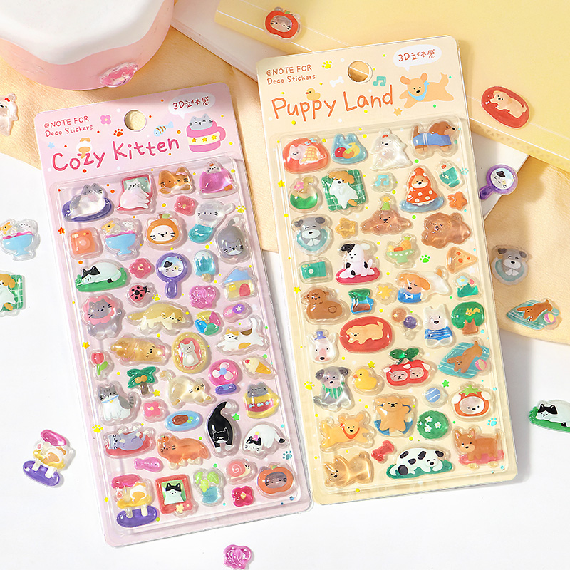 1 adet/paket sevimli 3D kabart - Embellishments For Scrapbooking incelemesi ve fiyatı